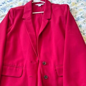 Old Navy Women's Vibrant Red Blazer